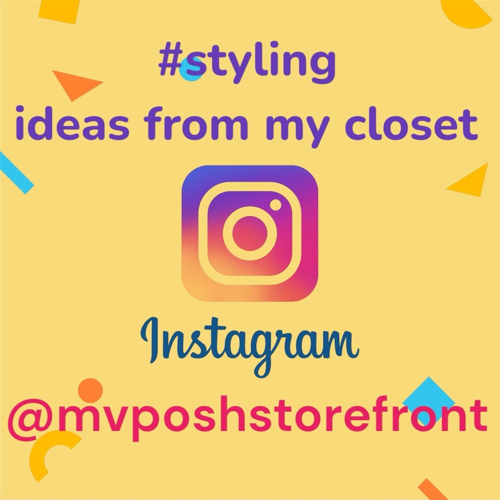 Check out my instagram page for styling ideas!!